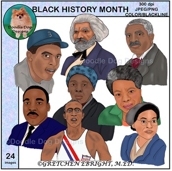 Preview of Clip Art: Black History Month