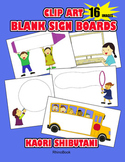 Clip Art: Blank Sign Boards
