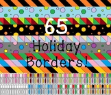 Clip Art Holiday Borders Bundle