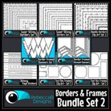 Borders and Frames Clip Art Bundle Set 2