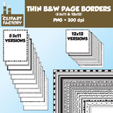 Clip Art: Borders and Frames - 24 Fun decorative page bord