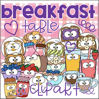 breakfast table clipart