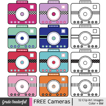 Camera Clipart-dslr camera icon vector illustration clip art