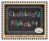 Clip Art - Chalkboard Alphabet (upper & lower case)