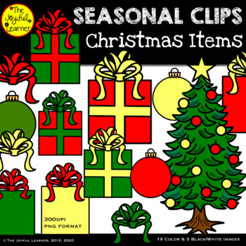 Preview of Clip Art: Christmas Items