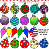 Clip Art Christmas Ornaments