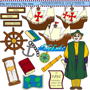 Preview of Clip Art Christopher Columbus