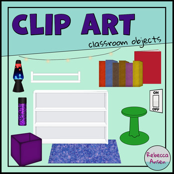 classroom objects clip art