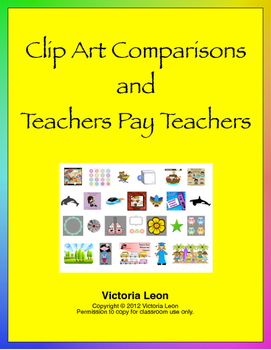 Preview of Clip Art Comparisons and Teachers Pay Teachers