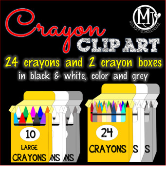 Preview of Clip Art - Crayons