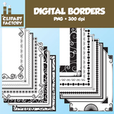 Clip Art: Digital Page Borders - 18 Fun decorative borders