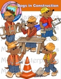 Clip Art: Dogs Building and Construction