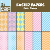 Clip Art: Easter Backgrounds - 12 Easter themed Digital Papers