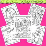 Clip Art Easter Coloring Pages
