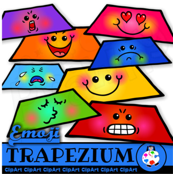 Preview of Clip Art Emoticon Trapezium Shapes