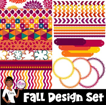 Preview of Clip Art~ Fall Design Kit