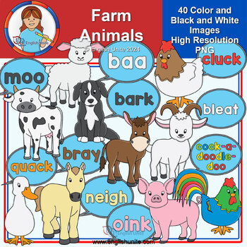 Preview of Clip Art - Farm Animals