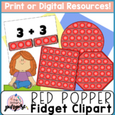 Clip Art Fidgets l Red Poppers