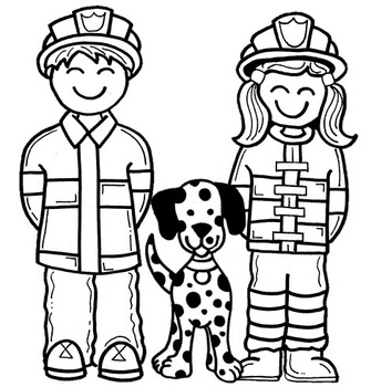 Clip Art~ Fire Prevention Kids by Cara's Creative Playground | TpT