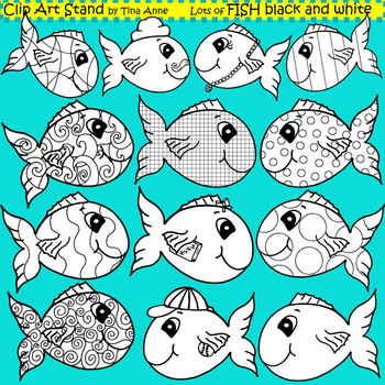 archaeology clipart black and white fish