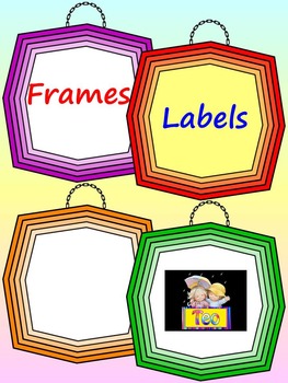 Preview of Labels -  Frames - Clip Art