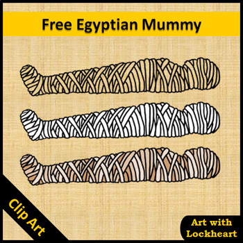 Preview of Clip Art: Free Egyptian Mummy