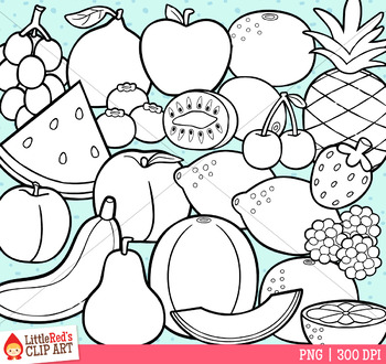 Fruit Clip Art by LittleRed | TPT