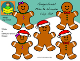 Clip Art: Gingerbread Man & Woman