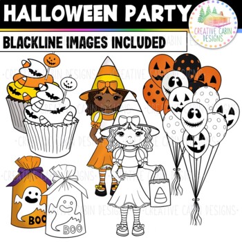 halloween party sign clip art