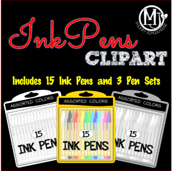 Preview of Clip Art - Ink Pens