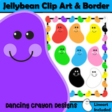 Jelly Beans Clip Art and Border / Frame