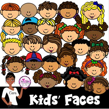Preview of Clip Art~ Kids' Faces