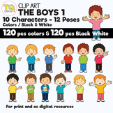 Clip Art - Kids - {The Boys 1} - TQ Colours
