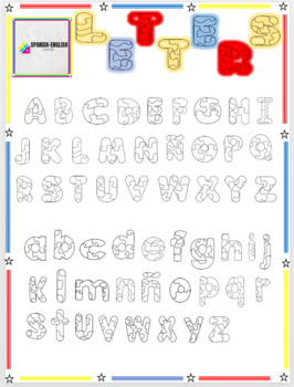 Preview of Clip Art Letters (FONTS)