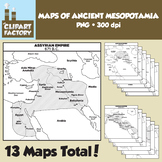 Clip Art: Maps of Ancient Mesopotamia