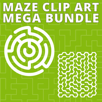 Preview of Clip Art Maze Mega Bundle