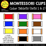Clip Art: Montessori Color Tablets (Boxes 1 & 2)