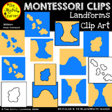 Clip Art: Montessori Landforms