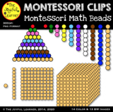 Clip Art: Montessori Math Beads  (Without Wire)
