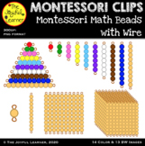 Clip Art: Montessori Math Beads (with Wire)