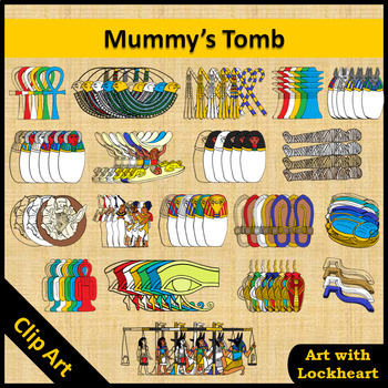 Preview of Clip Art: Mummy's Tomb