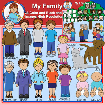 Preview of Clip Art - Community My Family