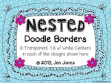 Clip Art: Nested Doodle Borders/Frames (Personal & Commerc
