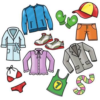 Clip Art PNGs - Clothes by Ms Presto | TPT