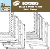 Clip Art: Page Borders - 20 NEW Fun decorative borders