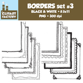 Clip Art: Page Borders - 12 NEW Fun decorative borders - Set #3