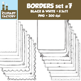 Clip Art: Page Borders - 20 NEW Fun decorative borders - Set #7