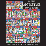 Clip Art - Paired Adjectives Super Bundle