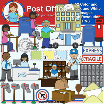 Preview of Clip Art - Post Office Community Workers
