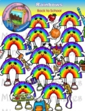 Clip Art Rainbows Back to School